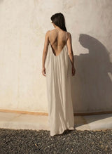 Gathered Maxi Dress With Spaghetti Straps 3